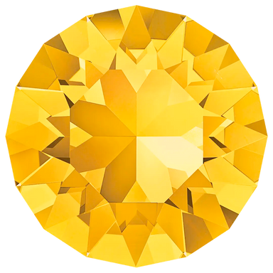 Swarovski Chatons Round Stones (1028 & 1088) Light Topaz - Bluestreak Crystals