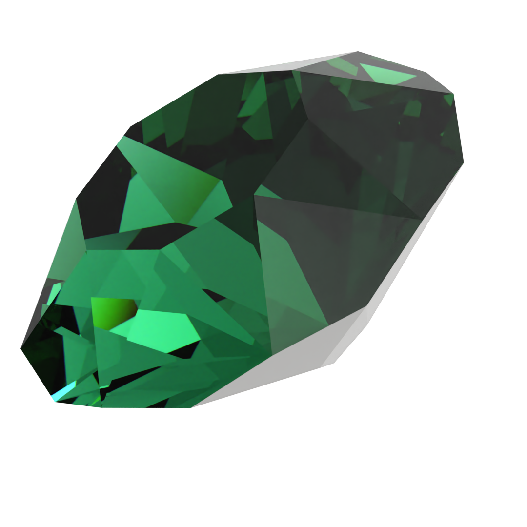 Serinity Chatons Round Stones (1028 & 1088) Majestic Green - Bluestreak Crystals