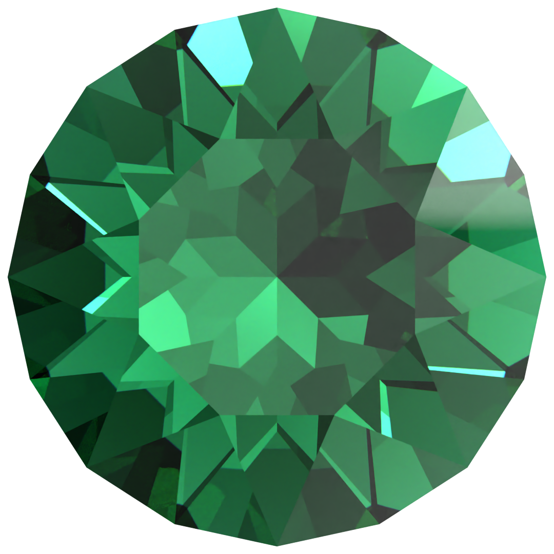 Serinity Chatons Round Stones (1028 & 1088) Majestic Green - Bluestreak Crystals