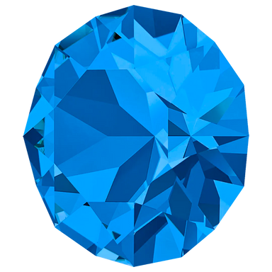 Swarovski Chatons Round Stones (1028 & 1088) Sapphire - Bluestreak Crystals