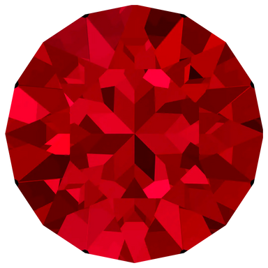 Swarovski Chatons Round Stones (1028 & 1088) Scarlet - Bluestreak Crystals