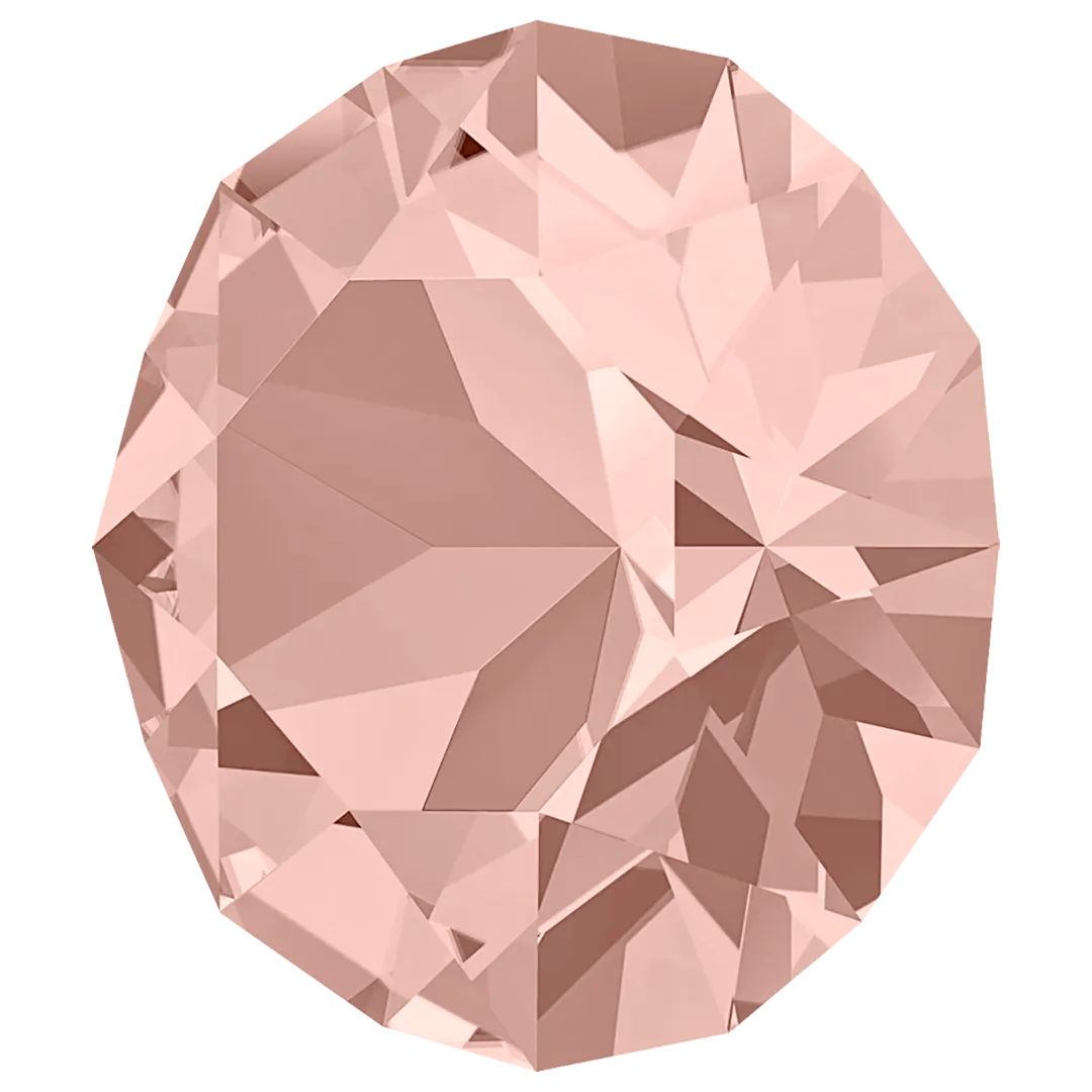 Swarovski Chatons Round Stones (1028 & 1088) Vintage Rose - Bluestreak Crystals