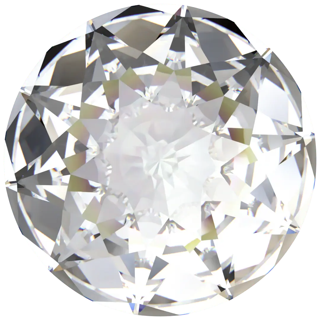 Swarovski Chatons Round Stones Dome (1400) Crystal - Bluestreak Crystals