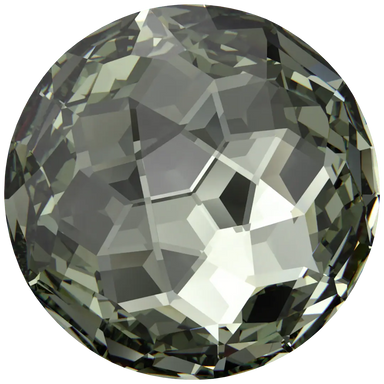 Swarovski Chatons Round Stones Fantasy (1383) Black Diamond - Bluestreak Crystals