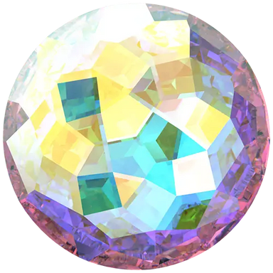 Serinity Chatons Round Stones Thin (1383) Crystal AB - Bluestreak Crystals