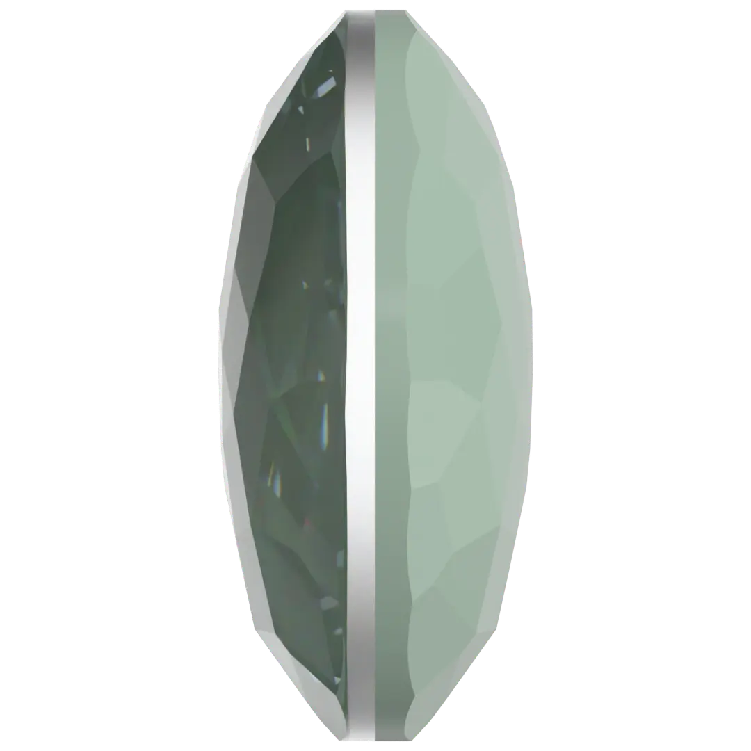 Serinity Chatons Round Stones Thin (1383) Crystal Agave Ignite UNFOILED - Bluestreak Crystals