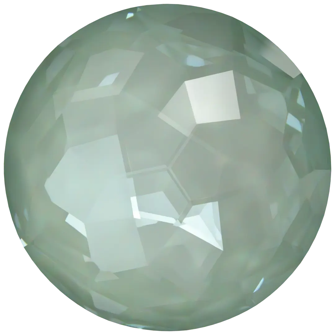 Serinity Chatons Round Stones Thin (1383) Crystal Agave Ignite UNFOILED - Bluestreak Crystals