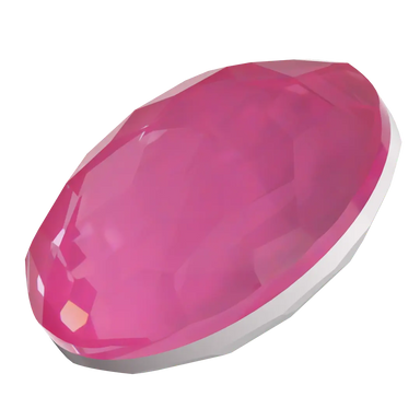 Serinity Chatons Round Stones Thin (1383) Crystal Electric Pink Ignite UNFOILED - Bluestreak Crystals