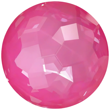 Serinity Chatons Round Stones Thin (1383) Crystal Electric Pink Ignite UNFOILED - Bluestreak Crystals