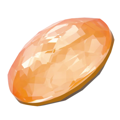 Swarovski Chatons Round Stones Fantasy (1383) Crystal Mango Ignite UNFOILED - Bluestreak Crystals