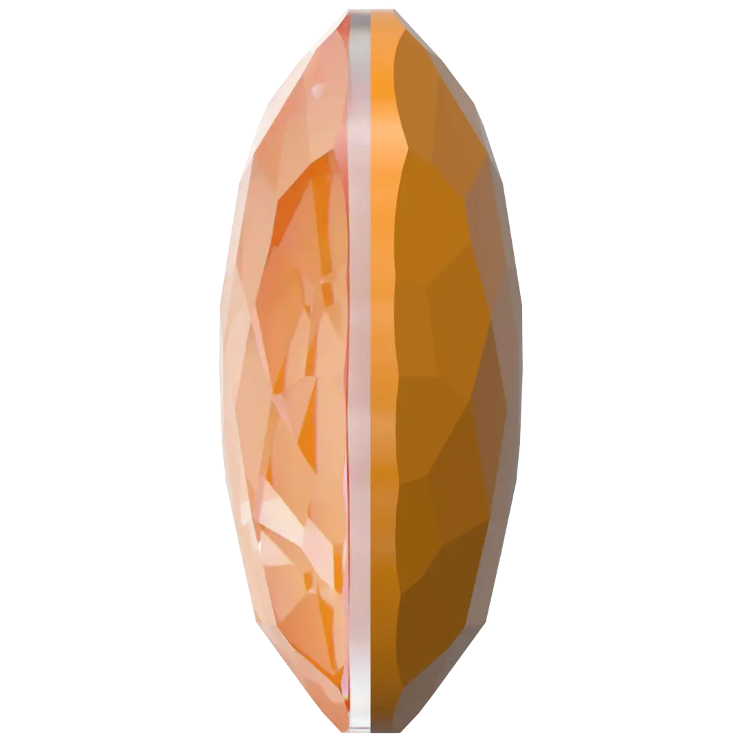 Swarovski Chatons Round Stones Fantasy (1383) Crystal Mango Ignite UNFOILED - Bluestreak Crystals