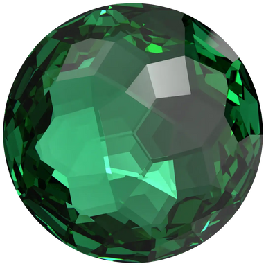 Swarovski Chatons Round Stones Fantasy (1383) Majestic Green - Bluestreak Crystals