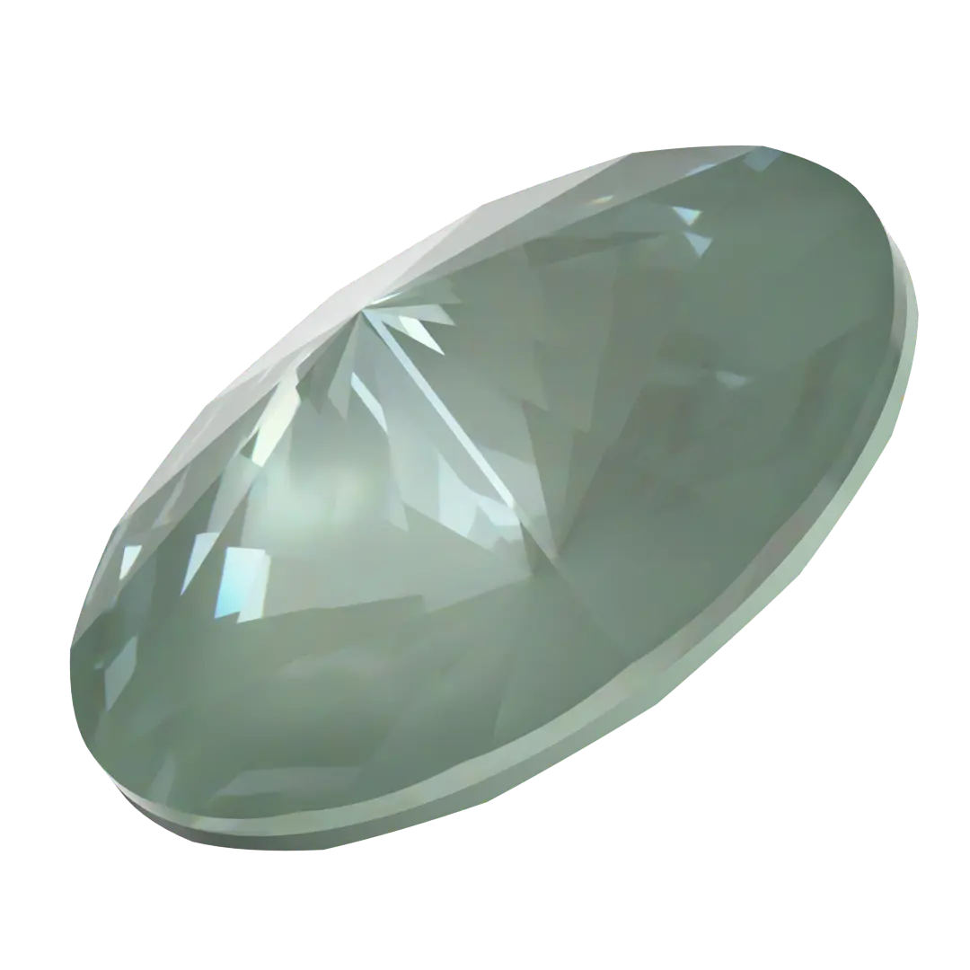 Swarovski Chatons Round Stones Rivoli (1122) Crystal Agave Ignite UNFOILED - Bluestreak Crystals