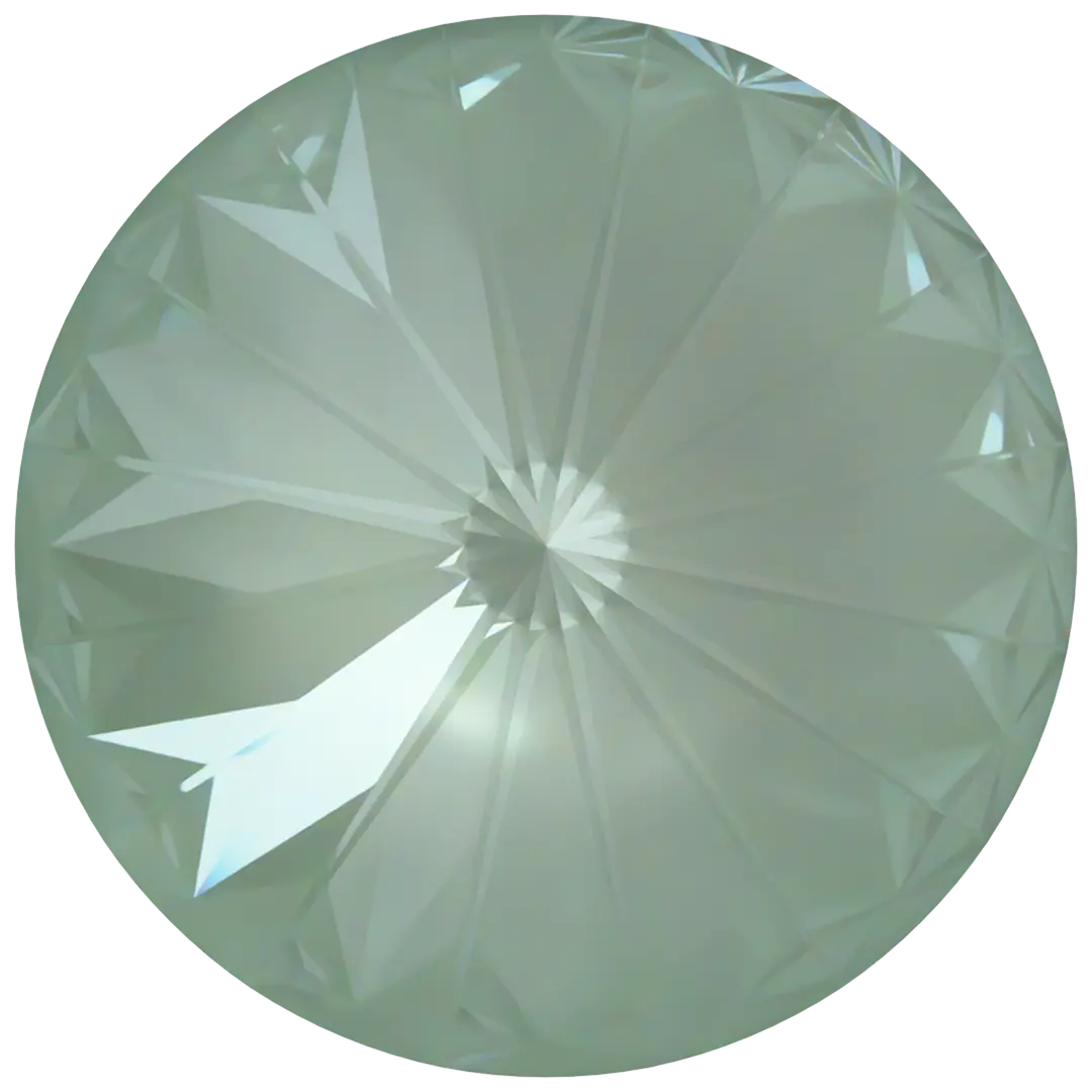 Swarovski Chatons Round Stones Rivoli (1122) Crystal Agave Ignite UNFOILED - Bluestreak Crystals