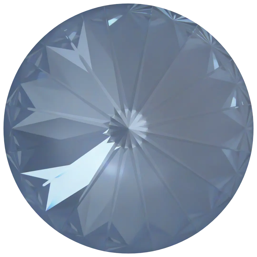 Serinity Chatons Round Stones Rivoli (1122) Crystal Denim Ignite UNFOILED - Bluestreak Crystals
