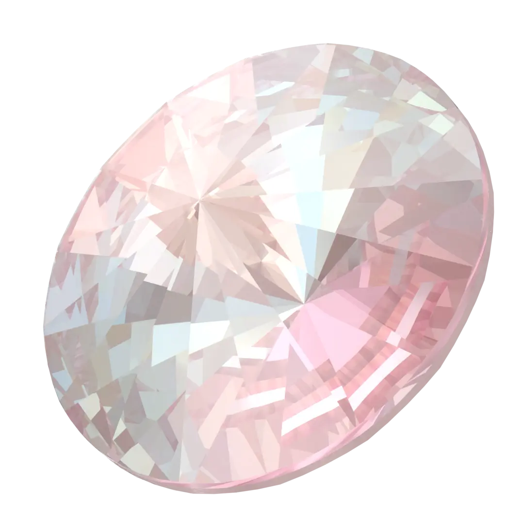 Swarovski Chatons Round Stones Rivoli (1122) Crystal Dusty Pink Delite UNFOILED - Bluestreak Crystals