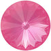 Swarovski Chatons Round Stones Rivoli (1122) Crystal Electric Pink Ignite UNFOILED - Bluestreak Crystals