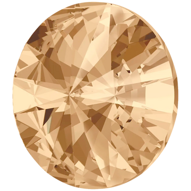 Swarovski Chatons Round Stones Rivoli (1122) Crystal Golden Shadow - Bluestreak Crystals