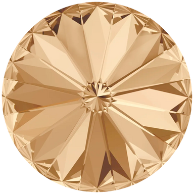Swarovski Chatons Round Stones Rivoli (1122) Crystal Golden Shadow - Bluestreak Crystals
