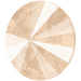 Swarovski Chatons Round Stones Rivoli (1122) Crystal Ivory Cream Delite UNFOILED - Bluestreak Crystals