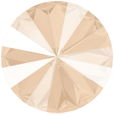 Swarovski Chatons Round Stones Rivoli (1122) Crystal Ivory Cream Delite UNFOILED - Bluestreak Crystals
