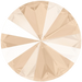 Swarovski Chatons Round Stones Rivoli (1122) Crystal Ivory Cream Delite UNFOILED - Bluestreak Crystals