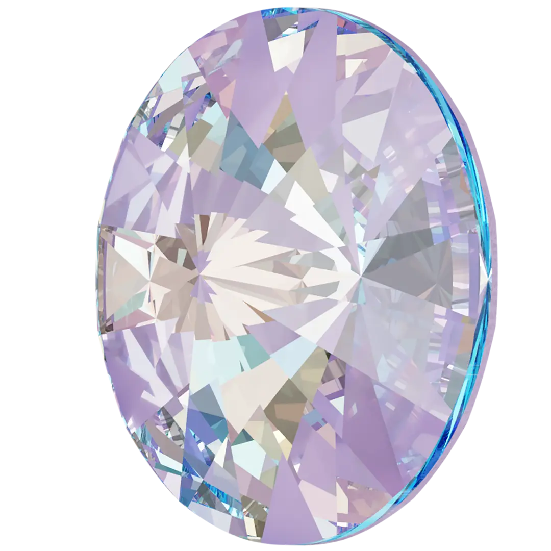 Swarovski Chatons Round Stones Rivoli (1122) Crystal Lavender Delite UNFOILED - Bluestreak Crystals