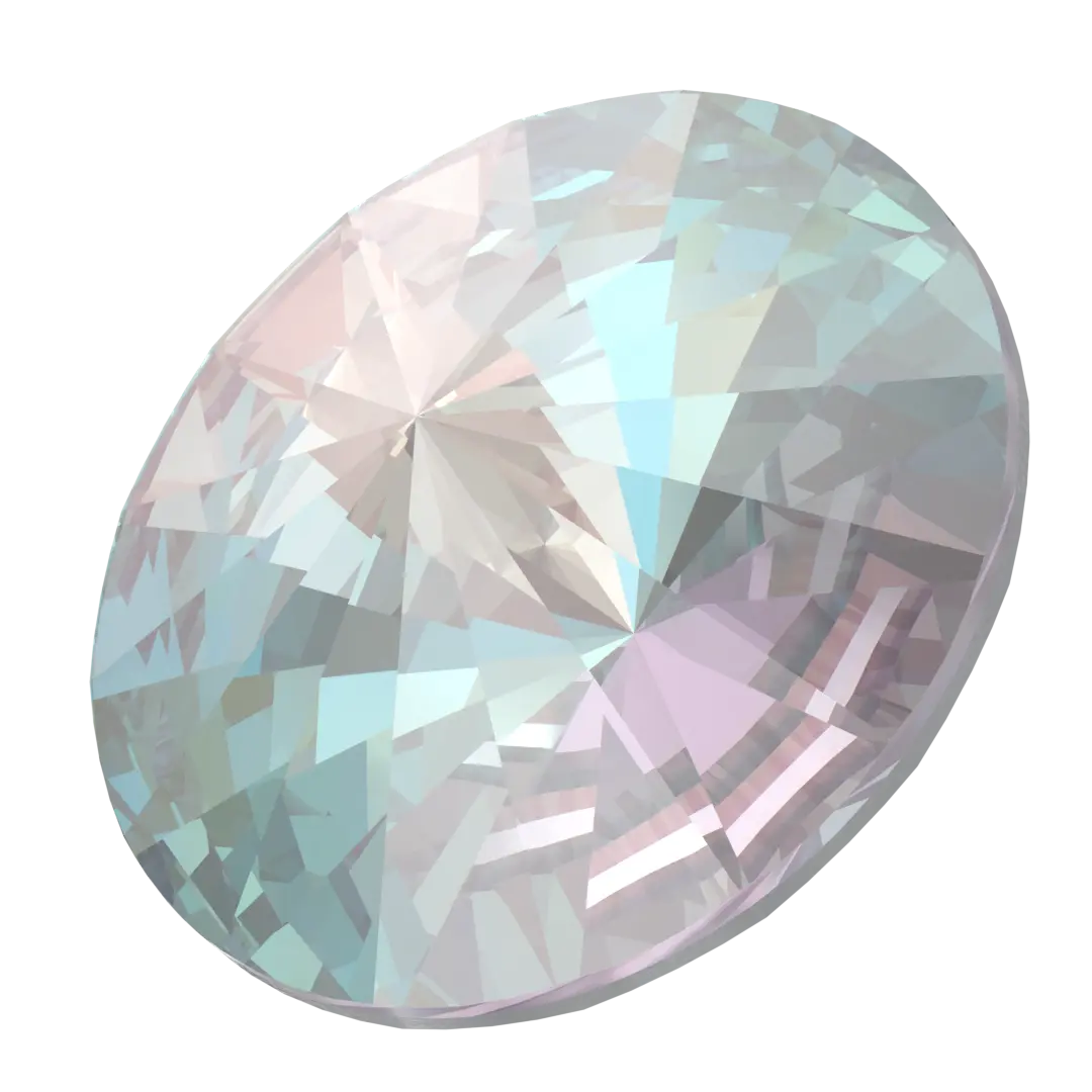 Swarovski Chatons Round Stones Rivoli (1122) Crystal Serene Gray Delite UNFOILED - Bluestreak Crystals