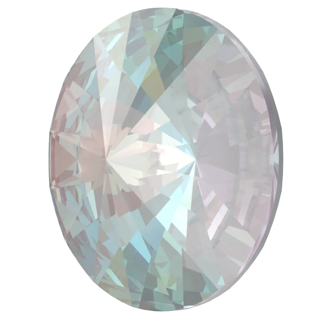 Swarovski Chatons Round Stones Rivoli (1122) Crystal Serene Gray Delite UNFOILED - Bluestreak Crystals