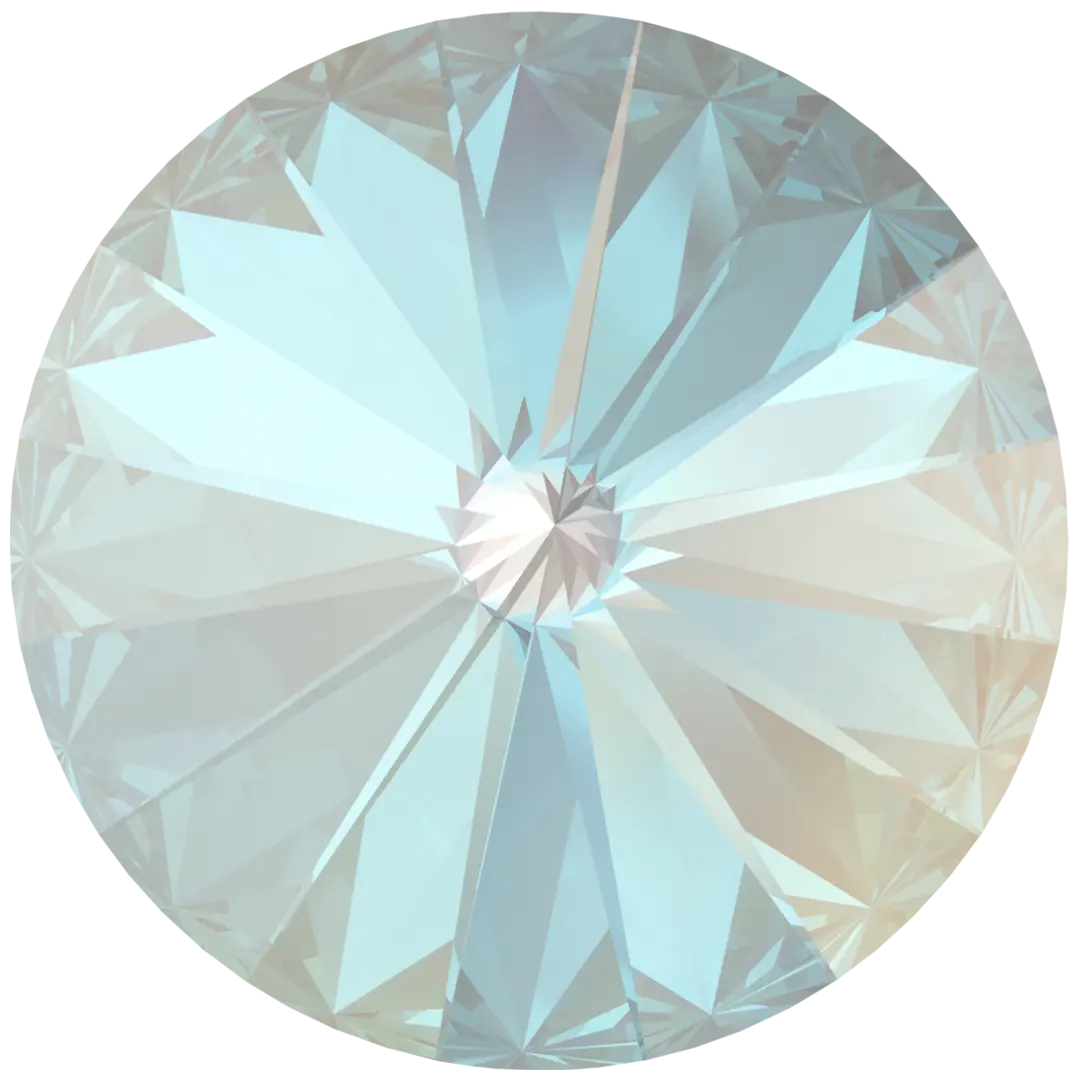 Swarovski Chatons Round Stones Rivoli (1122) Crystal Serene Gray Delite UNFOILED - Bluestreak Crystals