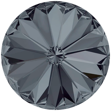 Swarovski Chatons Round Stones Rivoli (1122) Crystal Silver Night - Bluestreak Crystals
