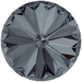 Swarovski Chatons Round Stones Rivoli (1122) Crystal Silver Night - Bluestreak Crystals
