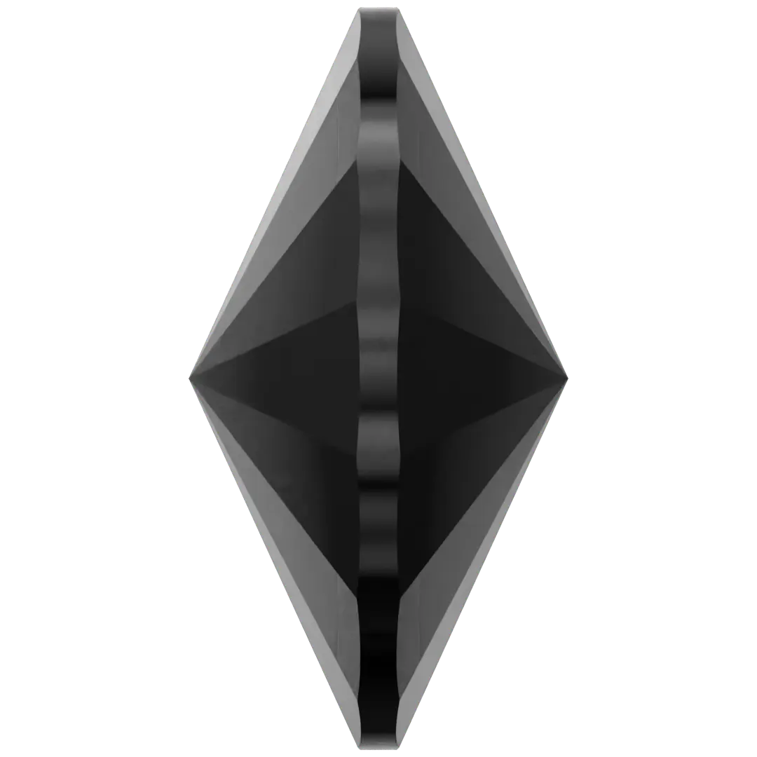 Swarovski Chatons Round Stones Rivoli (1122) Jet UNFOILED - Bluestreak Crystals