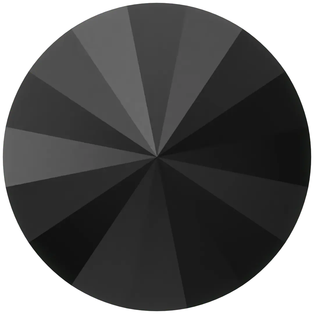 Swarovski Chatons Round Stones Rivoli (1122) Jet UNFOILED - Bluestreak Crystals