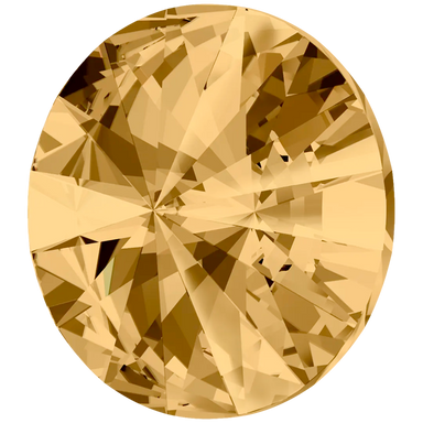 Swarovski Chatons Round Stones Rivoli (1122) Light Colorado Topaz - Bluestreak Crystals