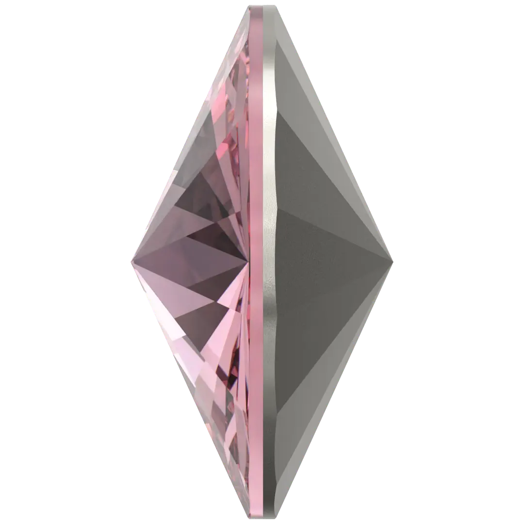 Swarovski Chatons Round Stones Rivoli (1122) Light Rose - Bluestreak Crystals