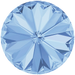 Swarovski Chatons Round Stones Rivoli (1122) Light Sapphire - Bluestreak Crystals