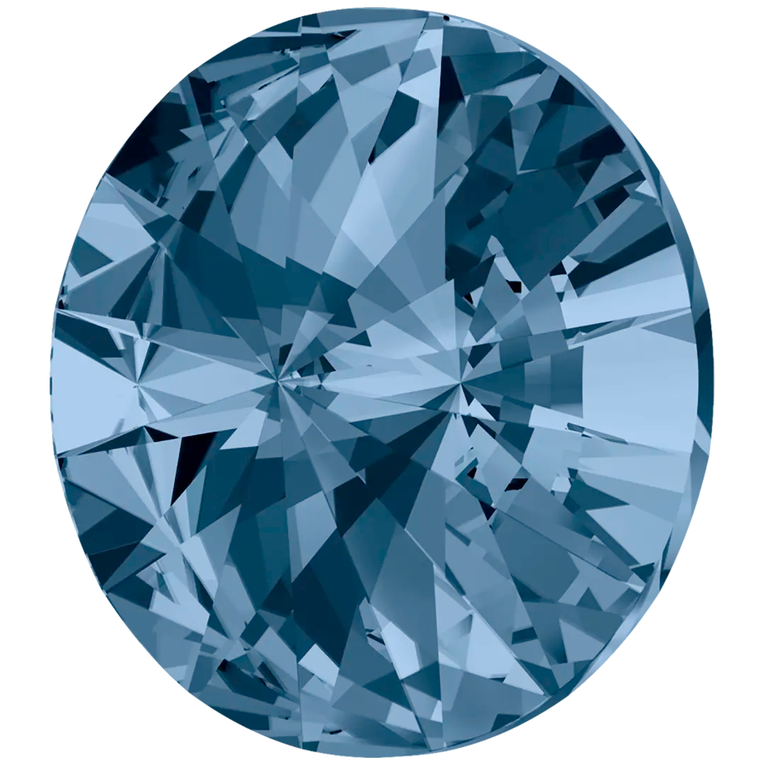 Swarovski Chatons Round Stones Rivoli (1122) Montana - Bluestreak Crystals