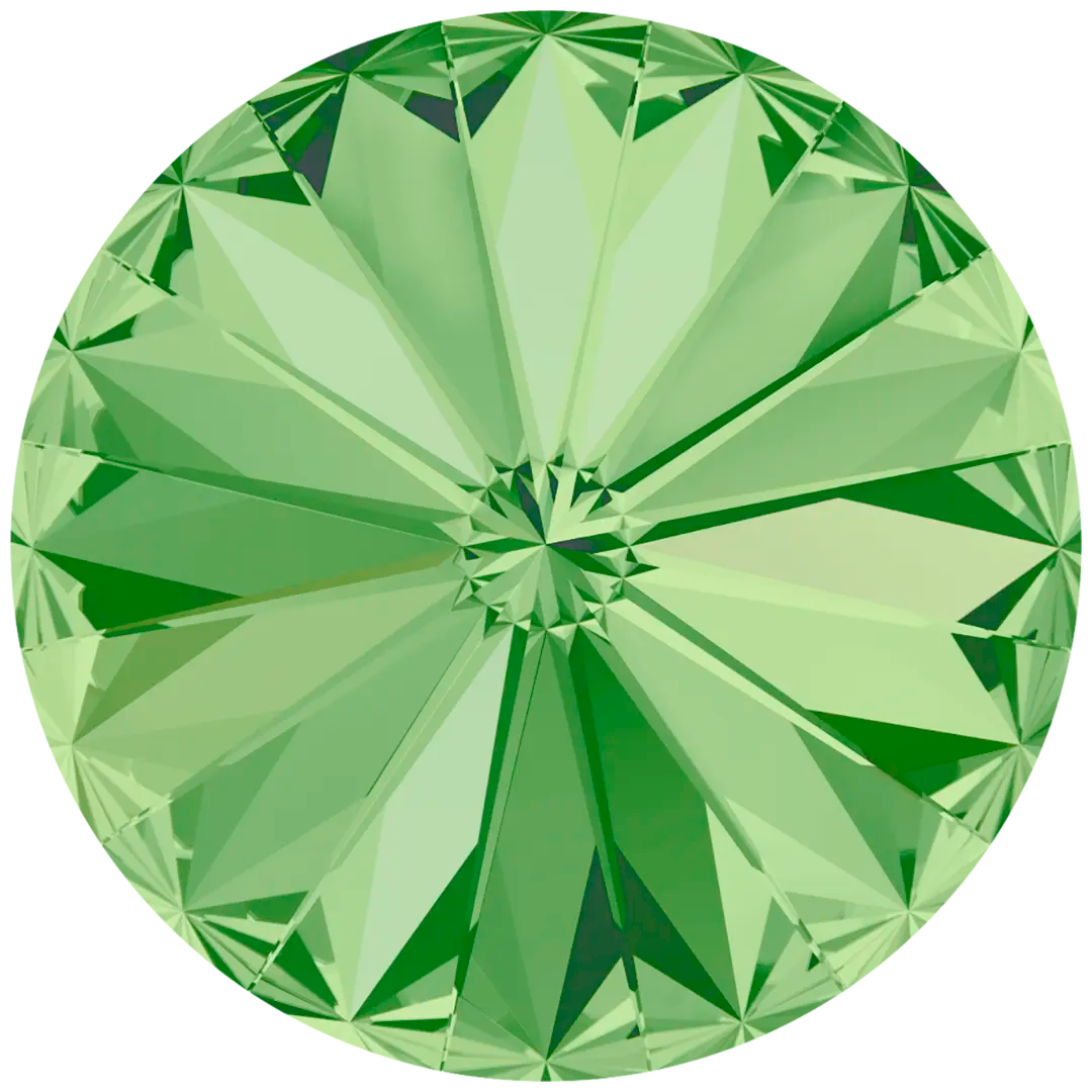Swarovski Chatons Round Stones Rivoli (1122) Peridot - Bluestreak Crystals