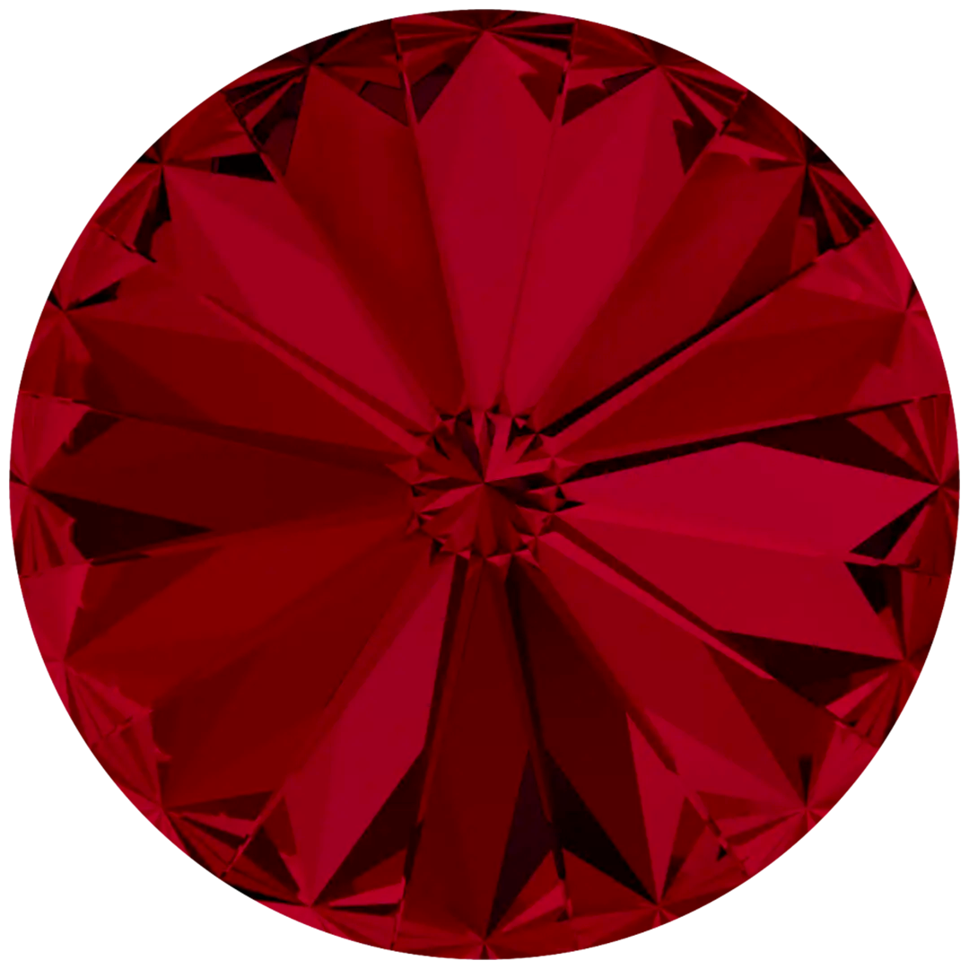 Swarovski Chatons Round Stones Rivoli (1122) Siam - Bluestreak Crystals