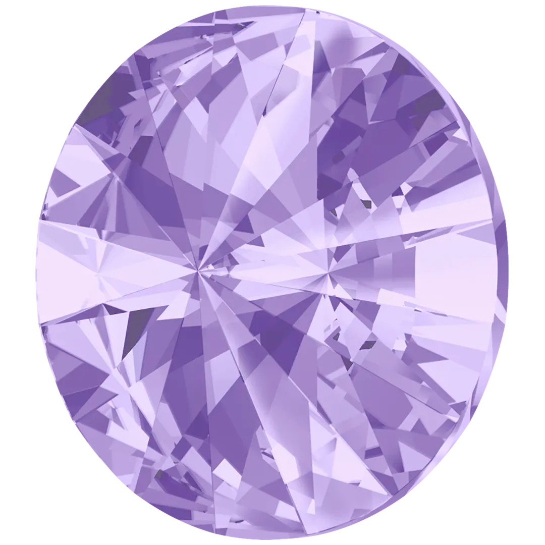 Swarovski Chatons Round Stones Rivoli (1122) Tanzanite - Bluestreak Crystals