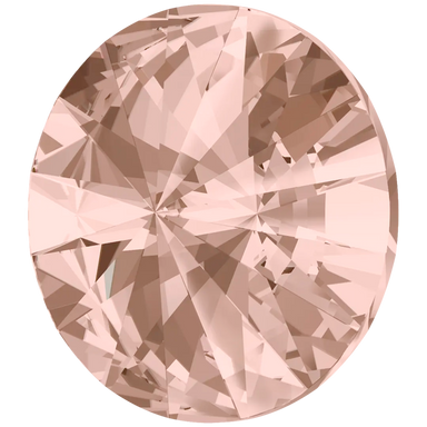 Swarovski Chatons Round Stones Rivoli (1122) Vintage Rose - Bluestreak Crystals
