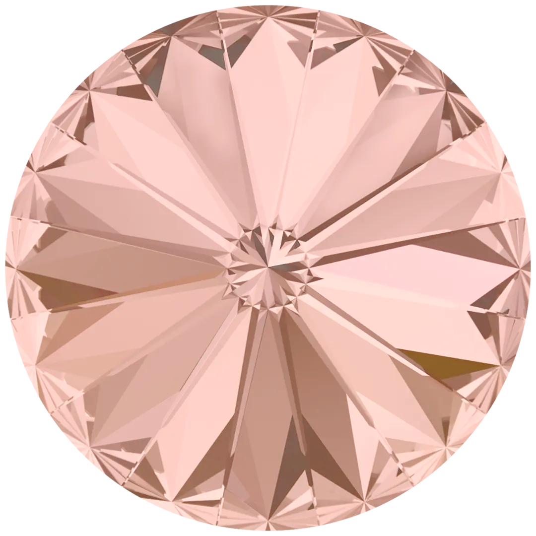 Swarovski Chatons Round Stones Rivoli (1122) Vintage Rose - Bluestreak Crystals