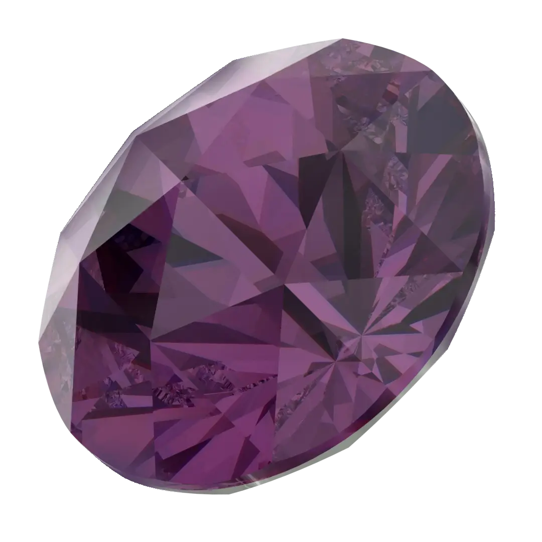 Swarovski Chatons Round Stones Rose Cut (1401) Amethyst Ignite UNFOILED - Bluestreak Crystals