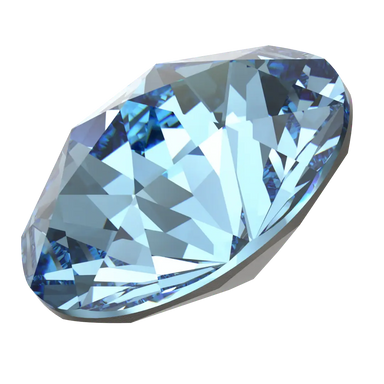 Serinity Chatons Round Stones Rose Cut (1401) Aquamarine - Bluestreak Crystals