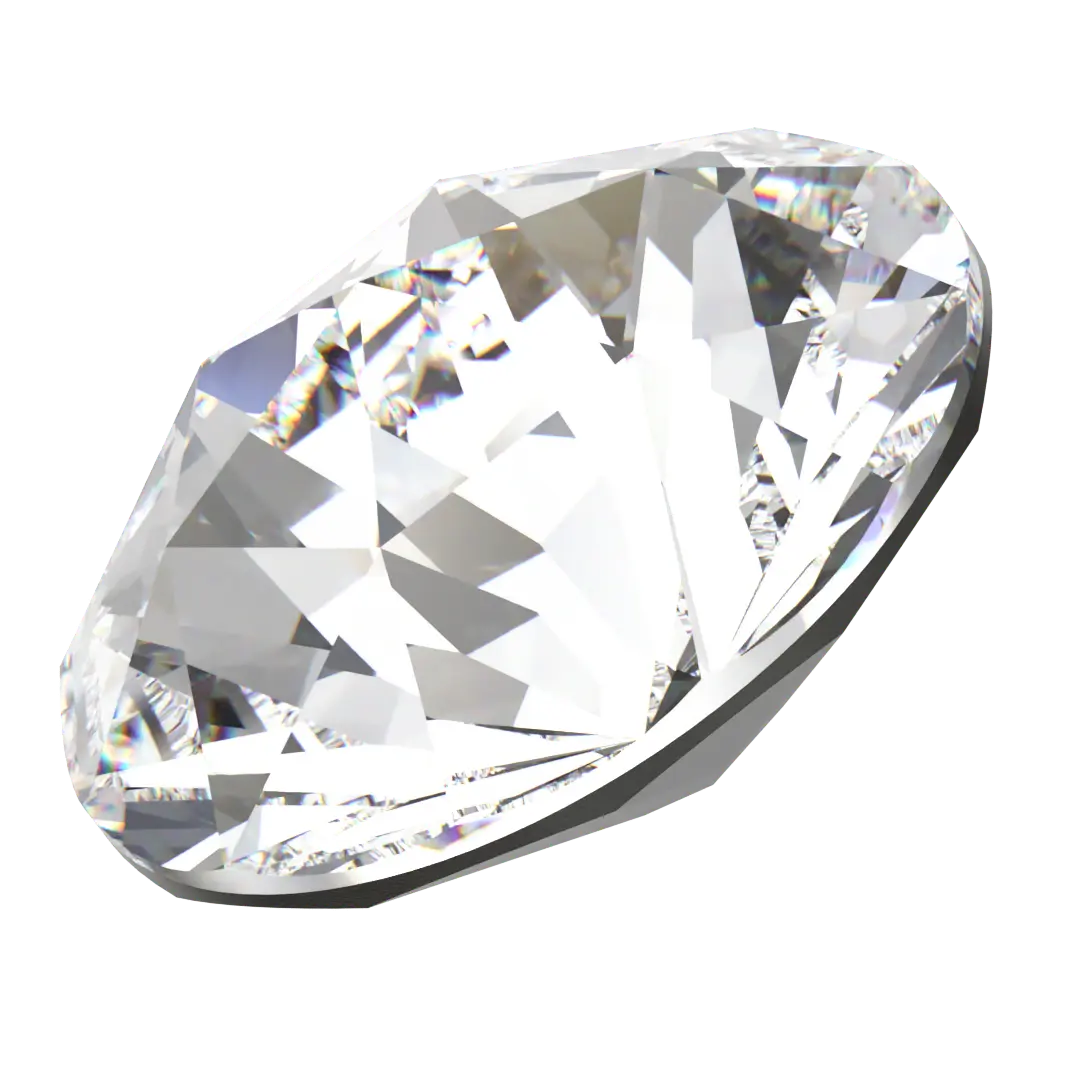 Swarovski Chatons Round Stones Rose Cut (1401) Crystal - Bluestreak Crystals