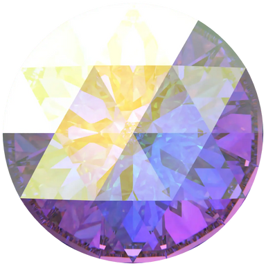 Serinity Chatons Round Stones Rose Cut (1401) Crystal AB - Bluestreak Crystals