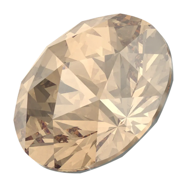 Swarovski Chatons Round Stones Rose Cut (1401) Crystal Golden Shadow - Bluestreak Crystals