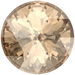 Swarovski Chatons Round Stones Rose Cut (1401) Crystal Golden Shadow - Bluestreak Crystals