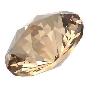 Swarovski Chatons Round Stones Rose Cut (1401) Light Colorado Topaz Ignite UNFOILED - Bluestreak Crystals